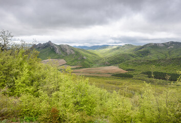 mountain road in the mountains