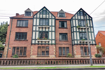 maison  typique du quartier de Palermo dans la localité de Teusaquillo, Bogota, Colombie