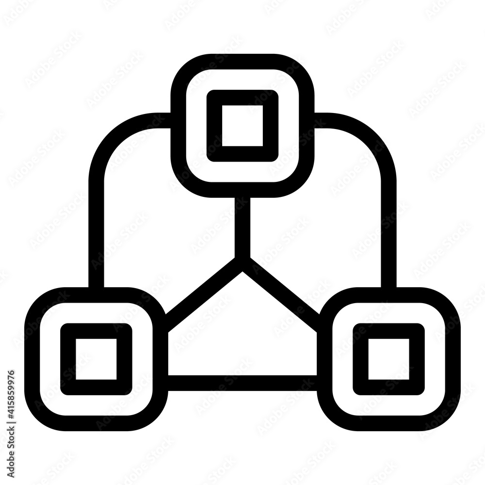 Poster adaptation system icon. outline adaptation system vector icon for web design isolated on white backg