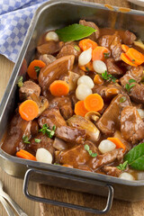 Goulash in the style of boeuf stroganoff with silver onions picture 03