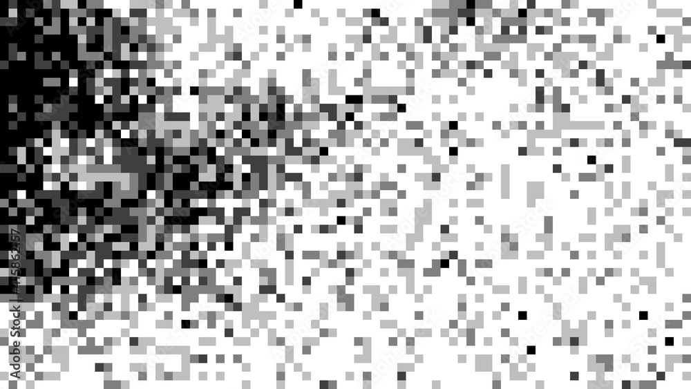 Poster abstract pixel background for website. mosaic of squares. vector illustration