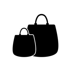 Shopping bag icon symbol illustration