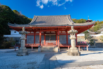 Naklejka premium 尾道 西國寺 金堂