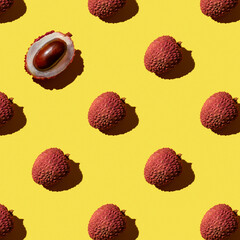 Hard shadows litchi pattern