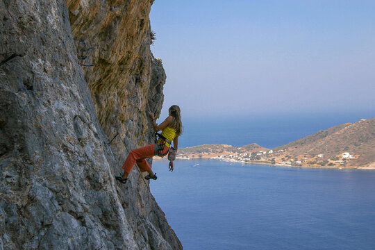 Kalymnos Greece climbing in the high stony mountains of Kalymnos  one of the best destinations in the world for climbers