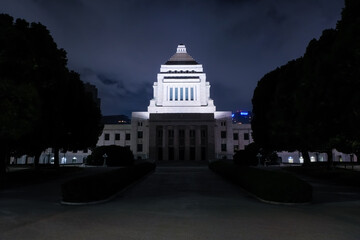 国会議事堂 夜景