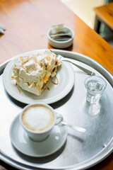 breakfast with coffee