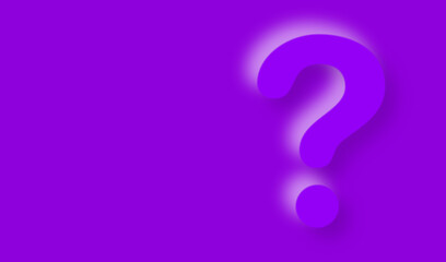 立体的なクエスチョンマーク