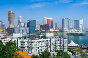 Fototapeta premium マカオ 街並み 西望洋瞭望台から