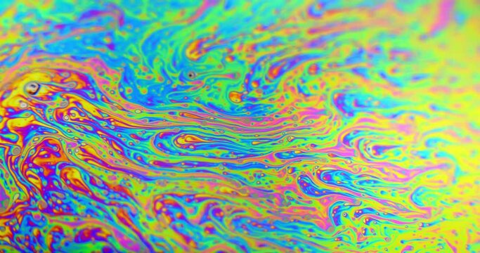 Rainbow colored abstract background in motion