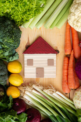 Buy healthy vegetables for your home instead of junk food. The idea is to protect your home and yourself from unhealthy food.