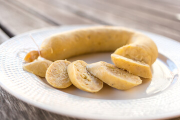 Butifarra Blanca, Dijous Gras, Catalunya