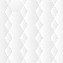 White background. Abstract. Embossed Hexagon. Hexagon and shadow, Vector background.