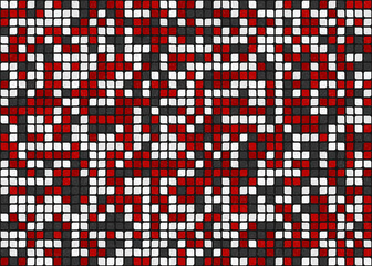 Fototapeta premium Abstract Geometric Pattern generative computational art illustration