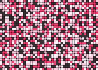 Fototapeta premium Abstract Geometric Pattern generative computational art illustration