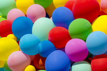 colored balls. Many spheres. balloons