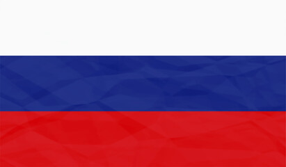 Russia grunge flag. Vector grunge illustration