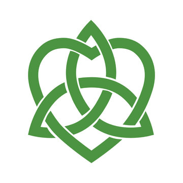 Stylized Celtic trinity knot, vector