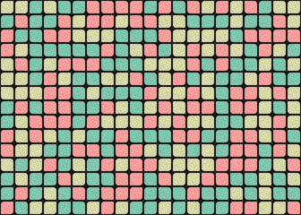 Abstract Geometric Pattern generative computational art illustration