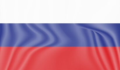 Russia grunge flag. Vector grunge illustration