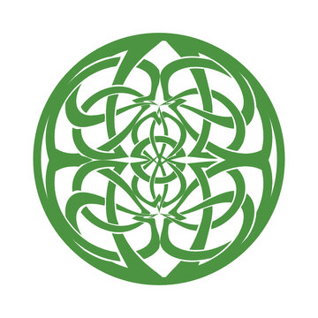 Stylized Celtic trinity knot, vector