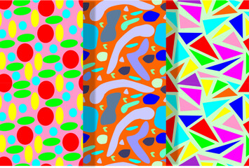 Vector patern. Illustration of geometric shapes. Beautiful background, wallpaper, pictures.