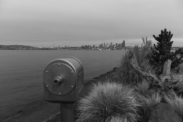 Great Outlook - Mono Cityscape From West Seattle