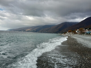 clouds over the sea