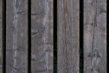 Background from old gray wooden boards
