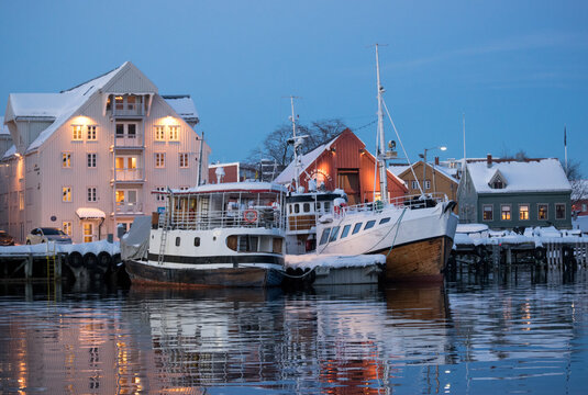 Houses on the Troms&oslash; Harbour