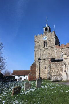 St John the Baptist Church and the Guildhall, Finchingfield, Essex.