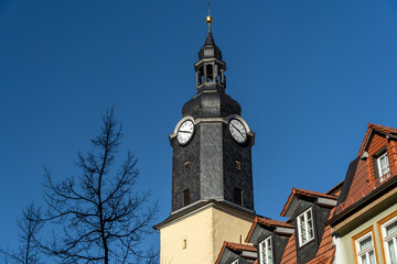 Fototapeta na wymiar Die Stadtkirche im thüringischen Ilmenau