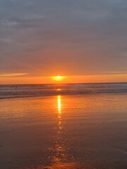 Obraz premium sunset over the sea