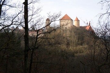 Gothic castle Veveří near Brno in the Czech Republic