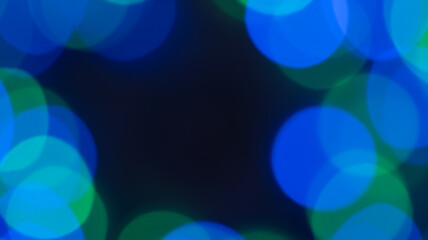 multicolored festive bokeh out of focus, suitable for text in the foreground