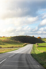 road in the countryside