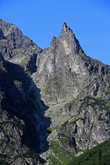 Mnich mountain and Mieguszowiecki mountain in Tatra Mountains, Poland