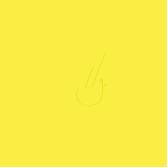 UG initial handwritten calligraphy, for monogram and logo