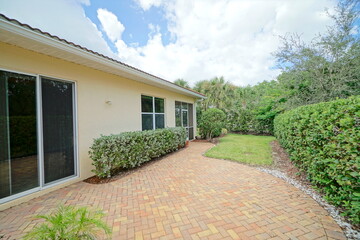 house with garden