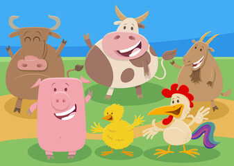 cartoon farm animal comic characters