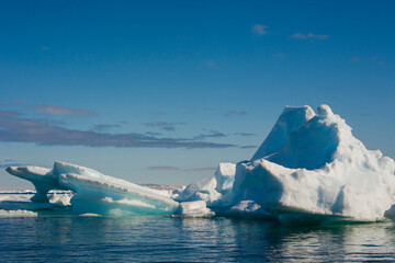 Norway. Svalbard. Hinlopenstretet Strait. Drift ice. © Danita Delimont