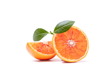 Orange on a white background