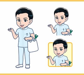 看護師の男性スタッフ