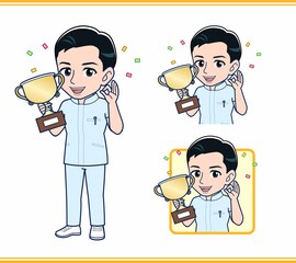 看護師の男性スタッフ