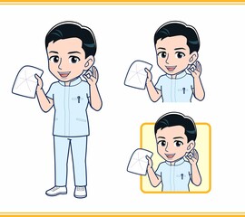 看護師の男性スタッフ