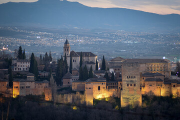 Alhambra de Granada - obrazy, fototapety, plakaty