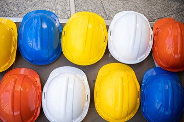 Safety Helmet Engineering Construction worker equipment.