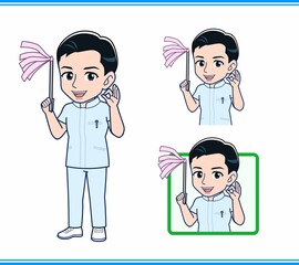 看護師の男性スタッフ