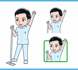 看護師の男性スタッフ