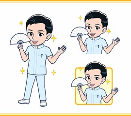 看護師の男性スタッフ